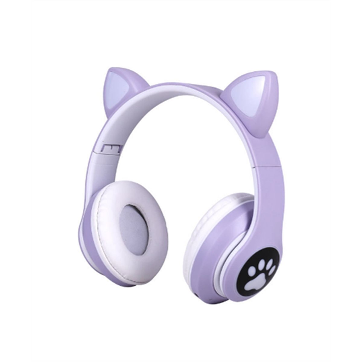 Cat Ear Bluetooth Headset Led - ชุดหูฟังบลูทูธ D1585 ดีไซน์น่ารัก รูปหูแมว พร้อมไฟ LED
