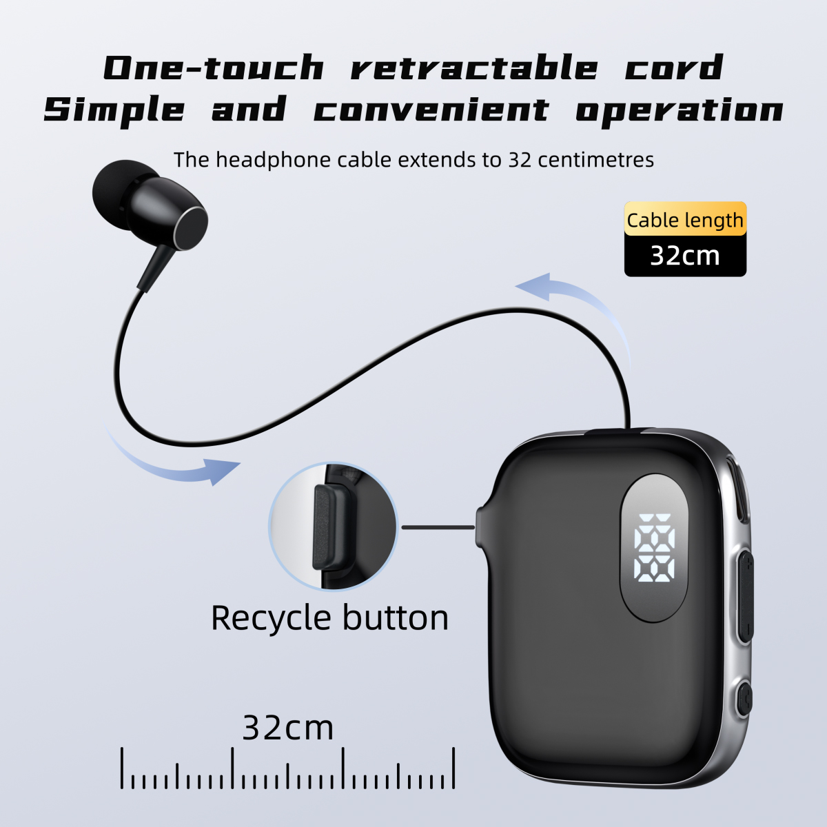 Sleep Mask Headphones Bluetooth - คลิปหนีบปกเสื้อ ชุดหูฟังบลูทูธ ENC ตัดเสียงรบกวน แบตเตอรี่ 90H
