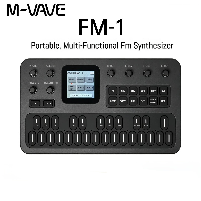 M-VAVE FM1 ซินธิไซเซอร์พกพา คี - Speakers บทวิจารณ์และราคา