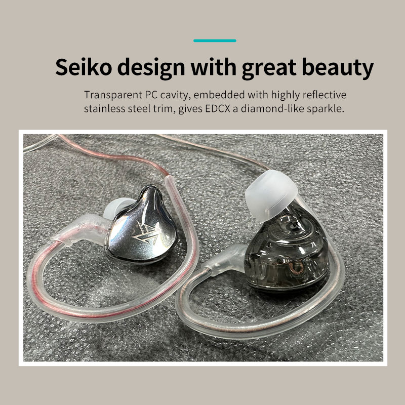 KZ EDCX หูฟังชนิดใส่ในหูหูฟังเ - In Ear Monitors For Singers บทวิจารณ์และราคา