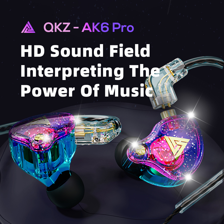 QKZ Original AK6 Pro EDX Pro I - In Ear Monitors For Singers บทวิจารณ์และราคา