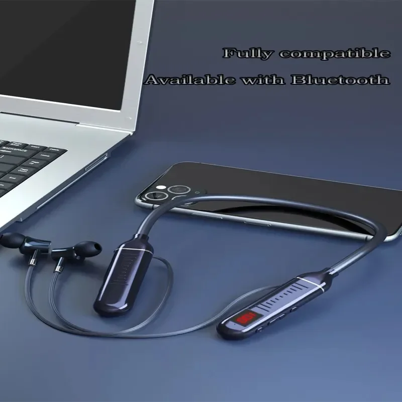 หูฟังไร้สายบลูทูธหูฟังแบบคล้อง - Magnetic Neckband Sports Earphones บทวิจารณ์และราคา