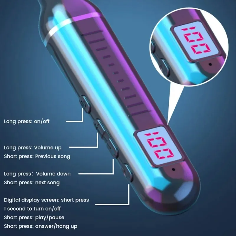 หูฟังไร้สายบลูทูธหูฟังแบบคล้อง - Magnetic Neckband Sports Earphones บทวิจารณ์และราคา